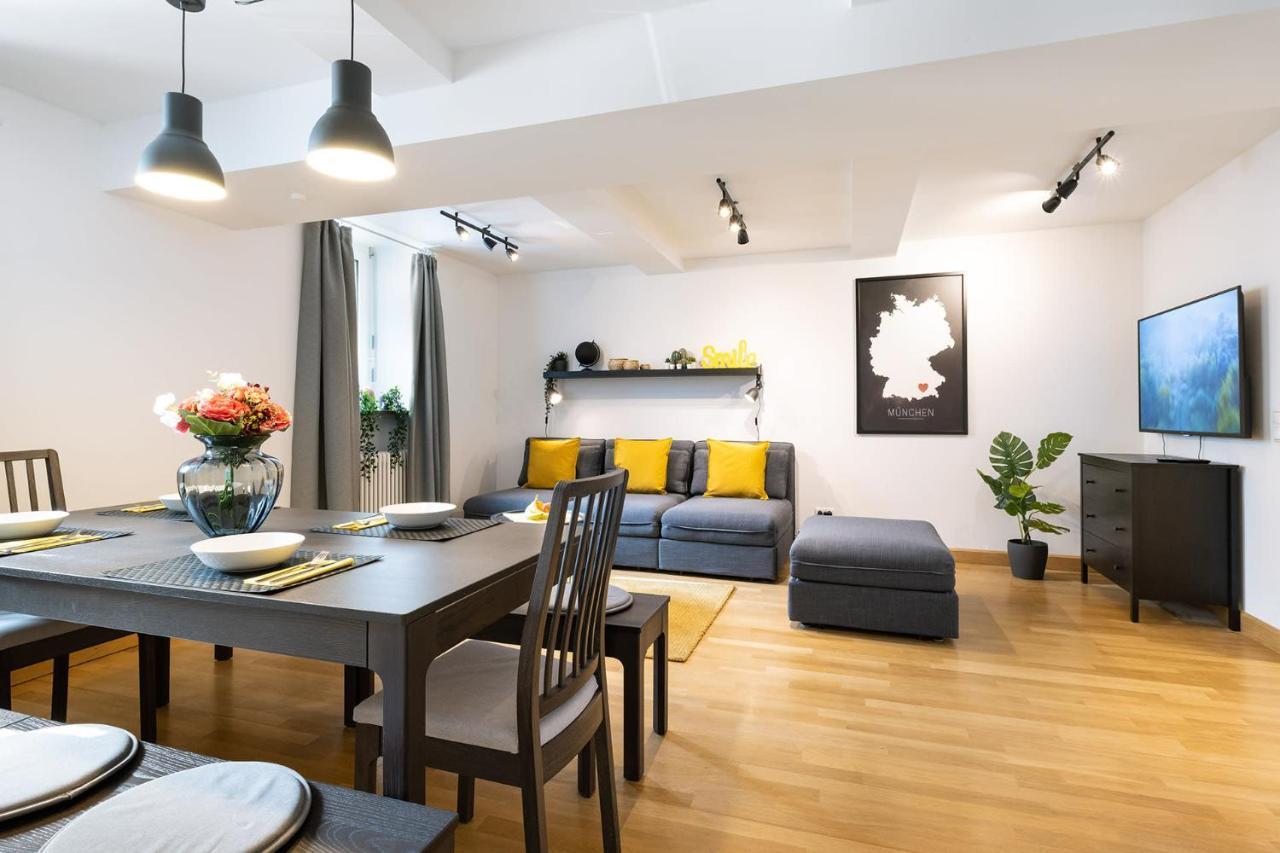 Marienplatz Apartment 2 Bedrooms Living Room Kitchen ミュンヘン エクステリア 写真